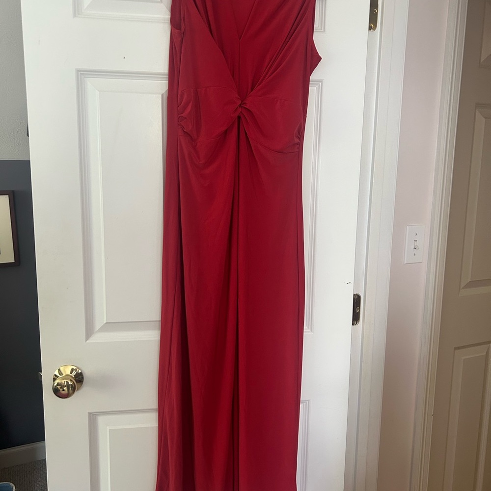 IMAN Vibrant Red Dress